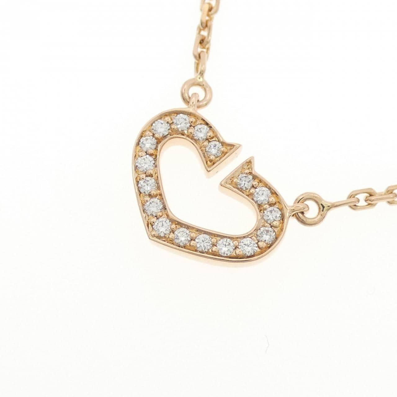 Cartier C heart项链