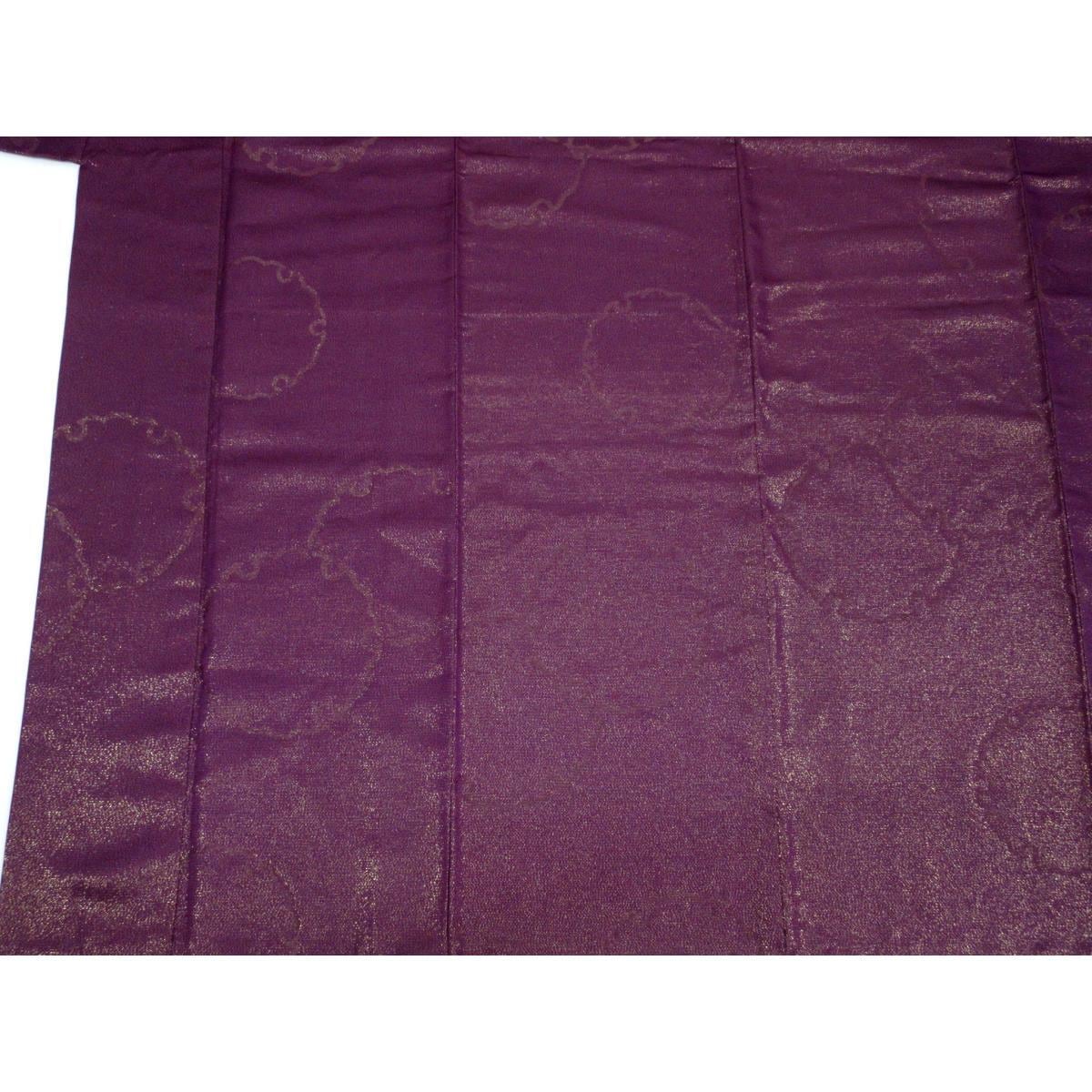 振袖　金通し　華紋入り