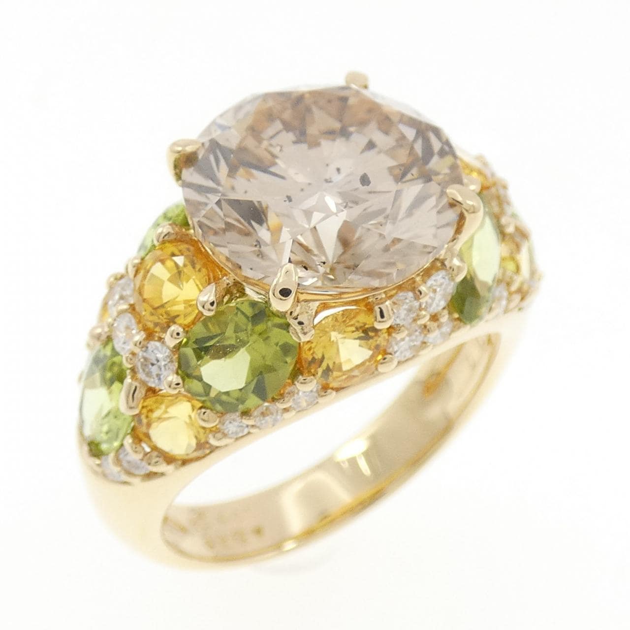 750YG ダイヤモンド リング 5.267CT FLB SI2