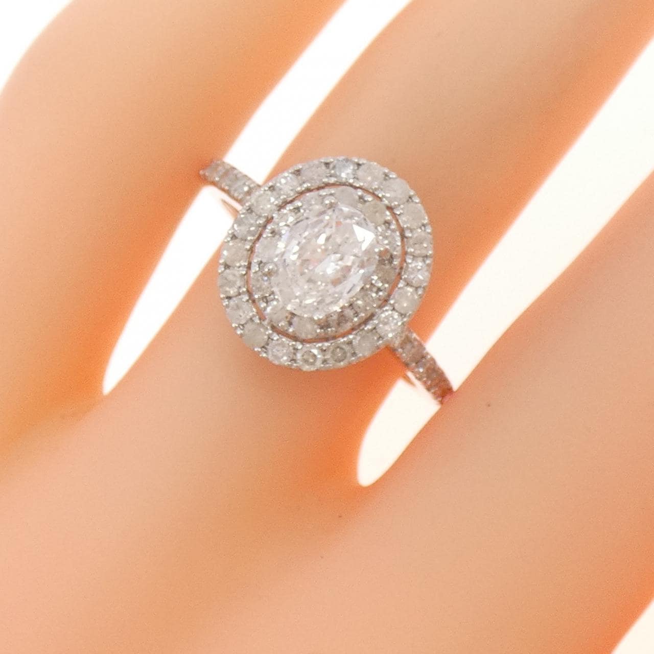 K18WG ダイヤモンド リング 0.51CT