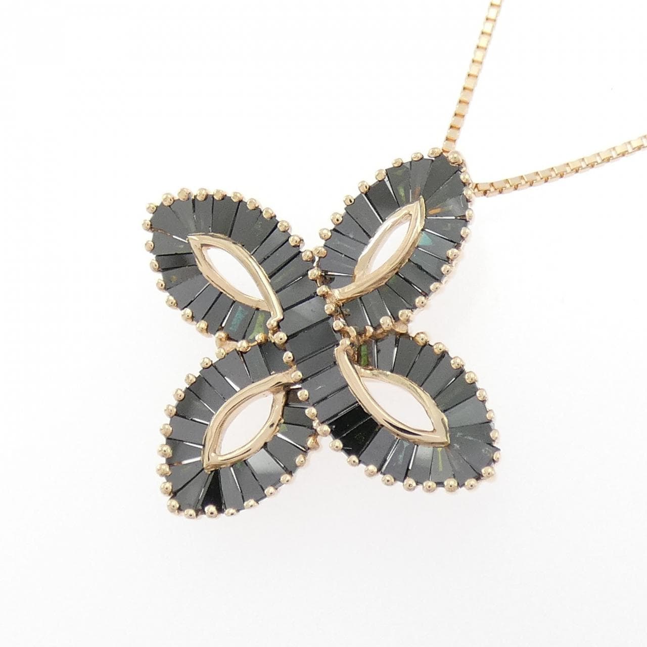 K18PG ダイヤモンド ネックレス 1.15CT