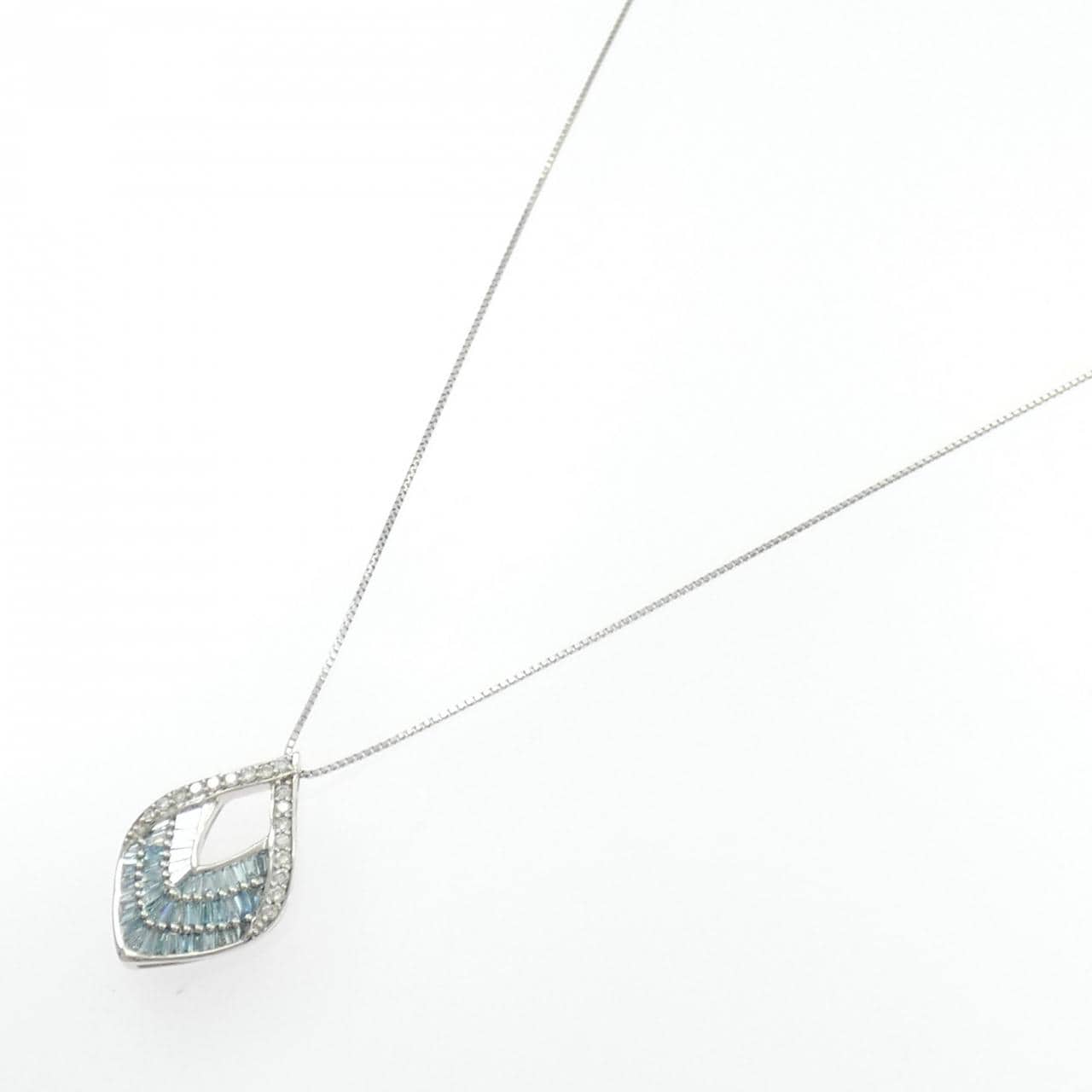 ジーエスティービー ダイヤモンド ネックレス 0.65CT