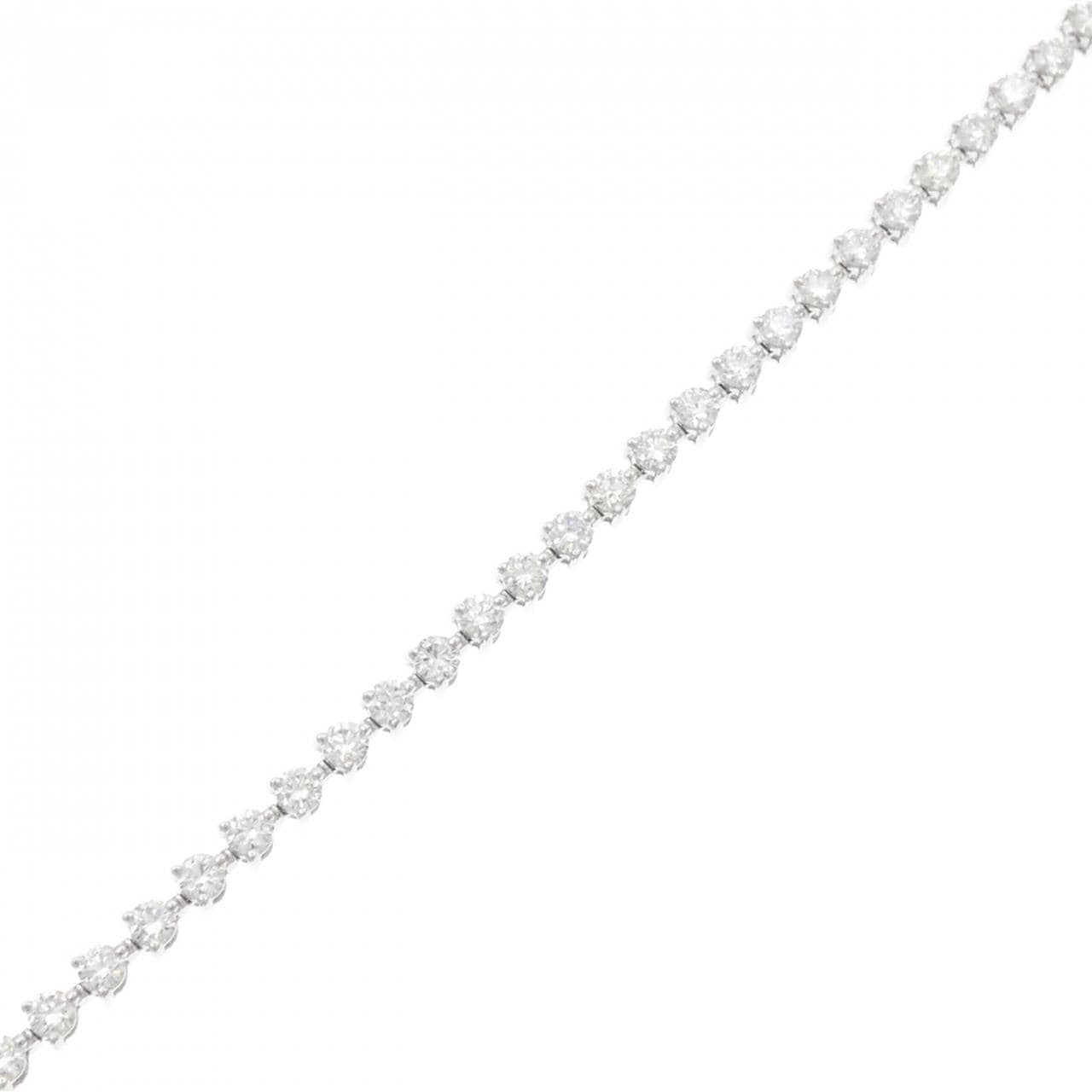 750WG ダイヤモンド ブレスレット 2.92CT
