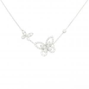 グラフ ダブル バタフライ シルエット ネックレス