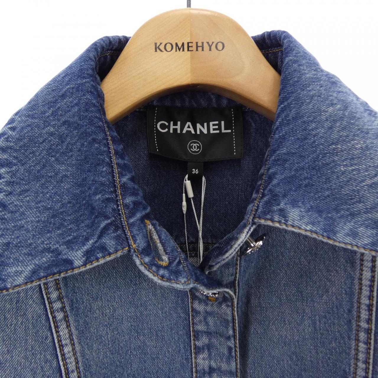 シャネル CHANEL LOOK12 P76746V68693 デニムジャケット