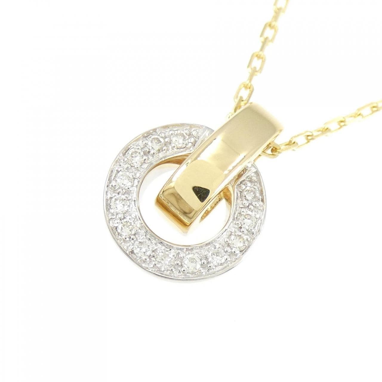 K18YG/K18WG Diamond necklace