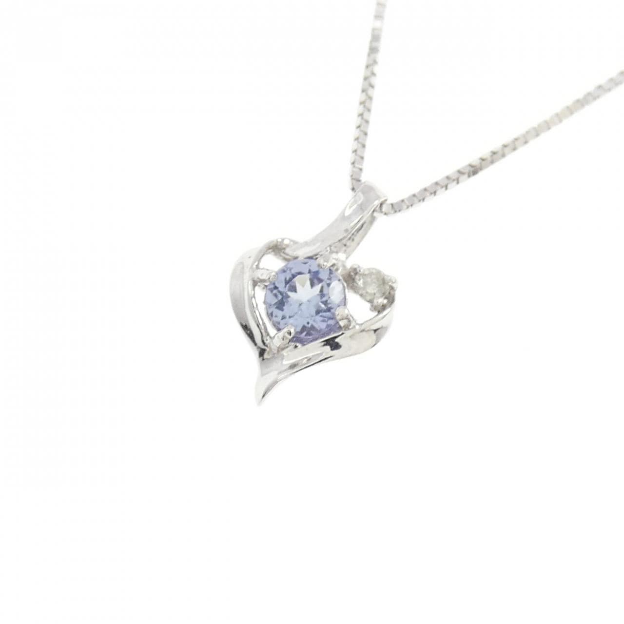 K18WG タンザナイト ネックレス