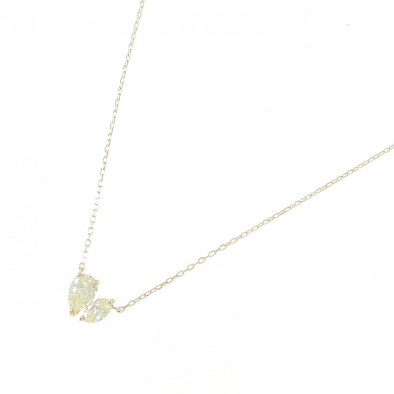 【新品】K18YG ダイヤモンド ネックレス 0.30CT