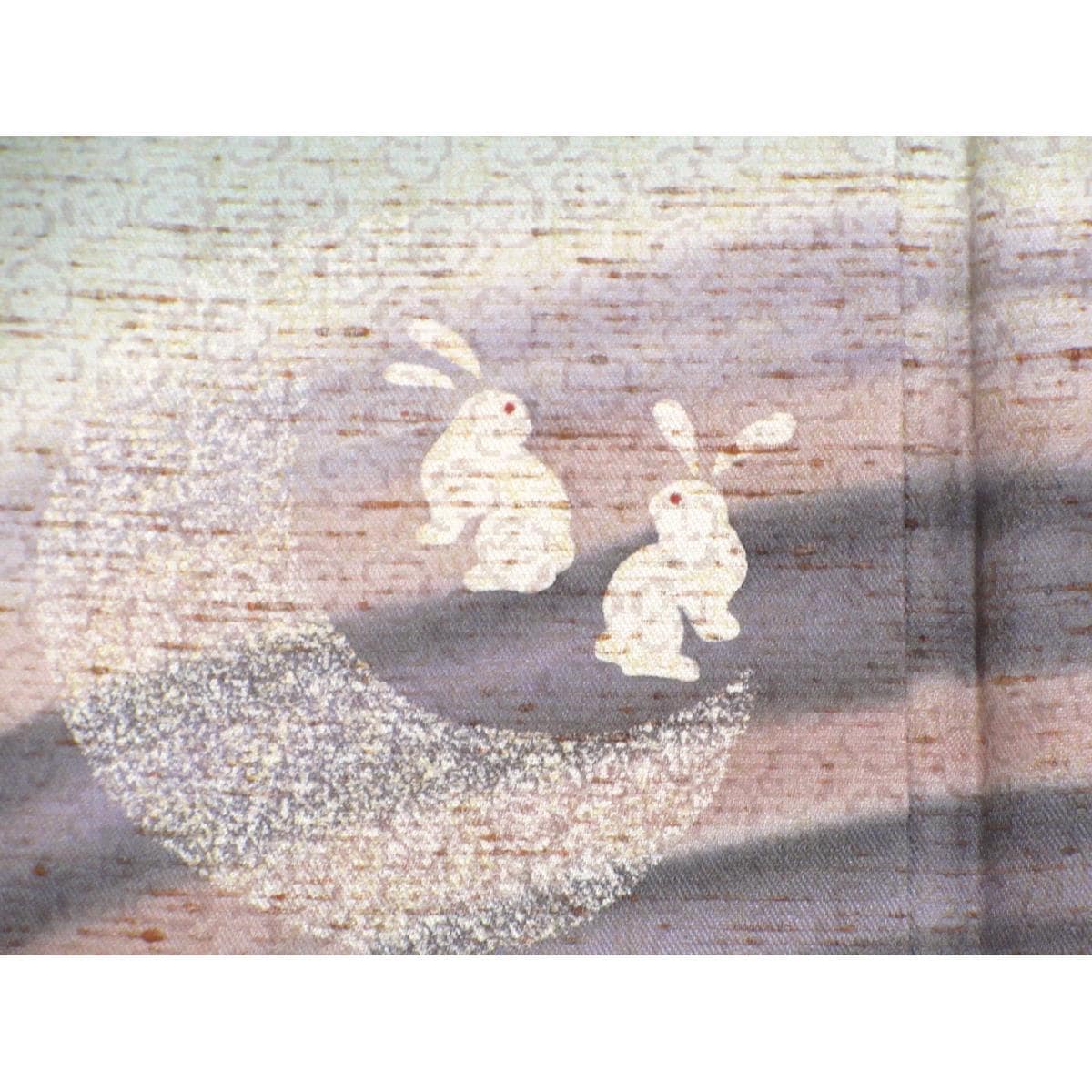訪問着　紬織　ボカシ染　身幅Ｌ寸