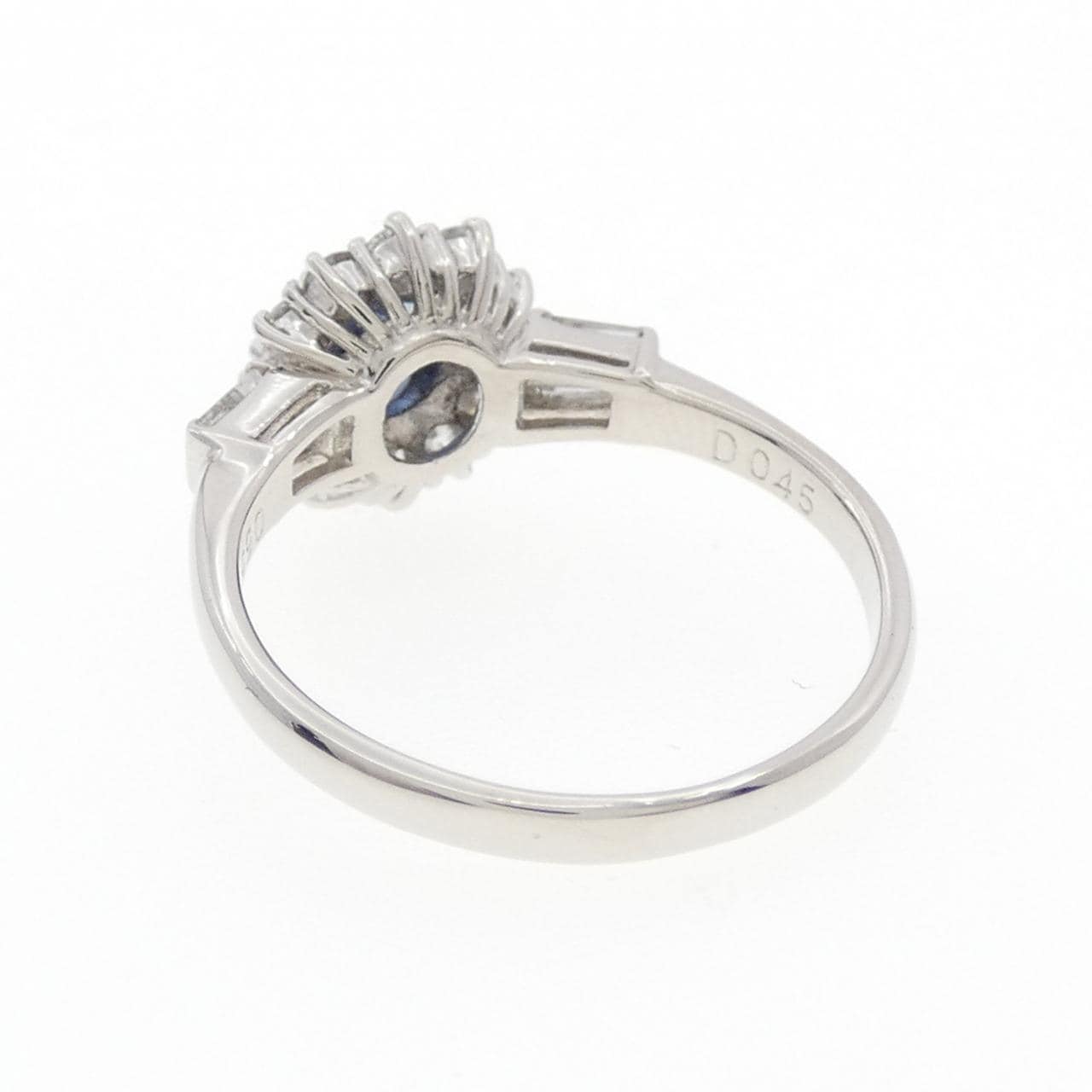 PT900 サファイヤ リング 0.55CT