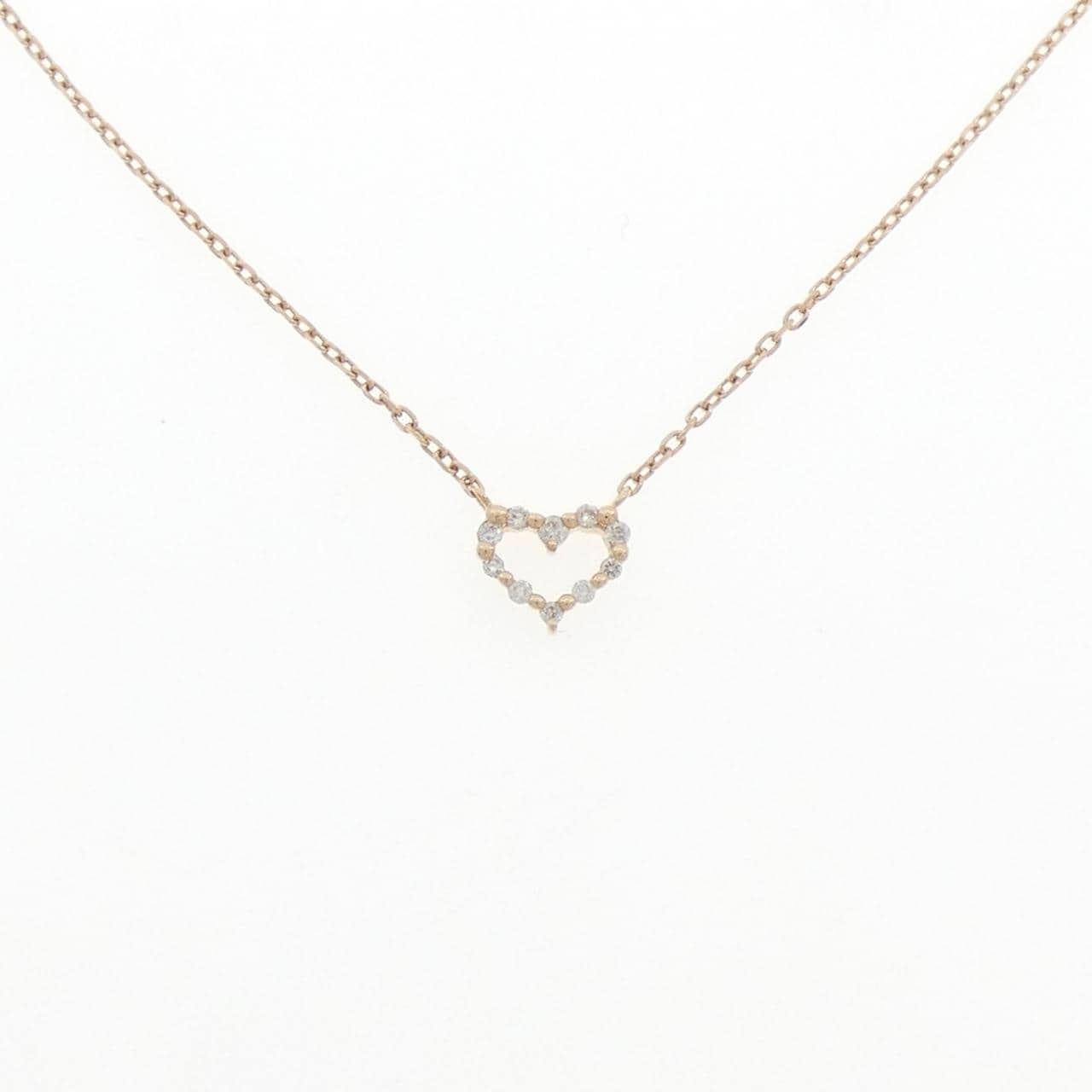 アガット ダイヤモンド ネックレス 0.06CT