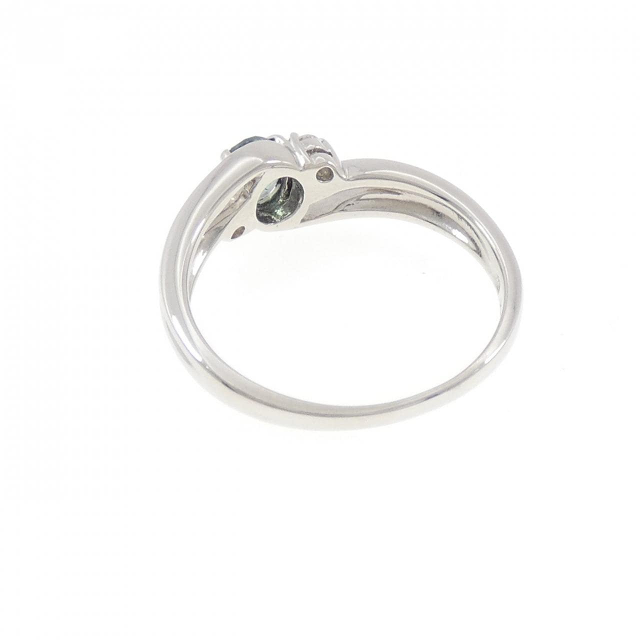 クレサンベール 合成アレキサンドライト リング 0.36CT