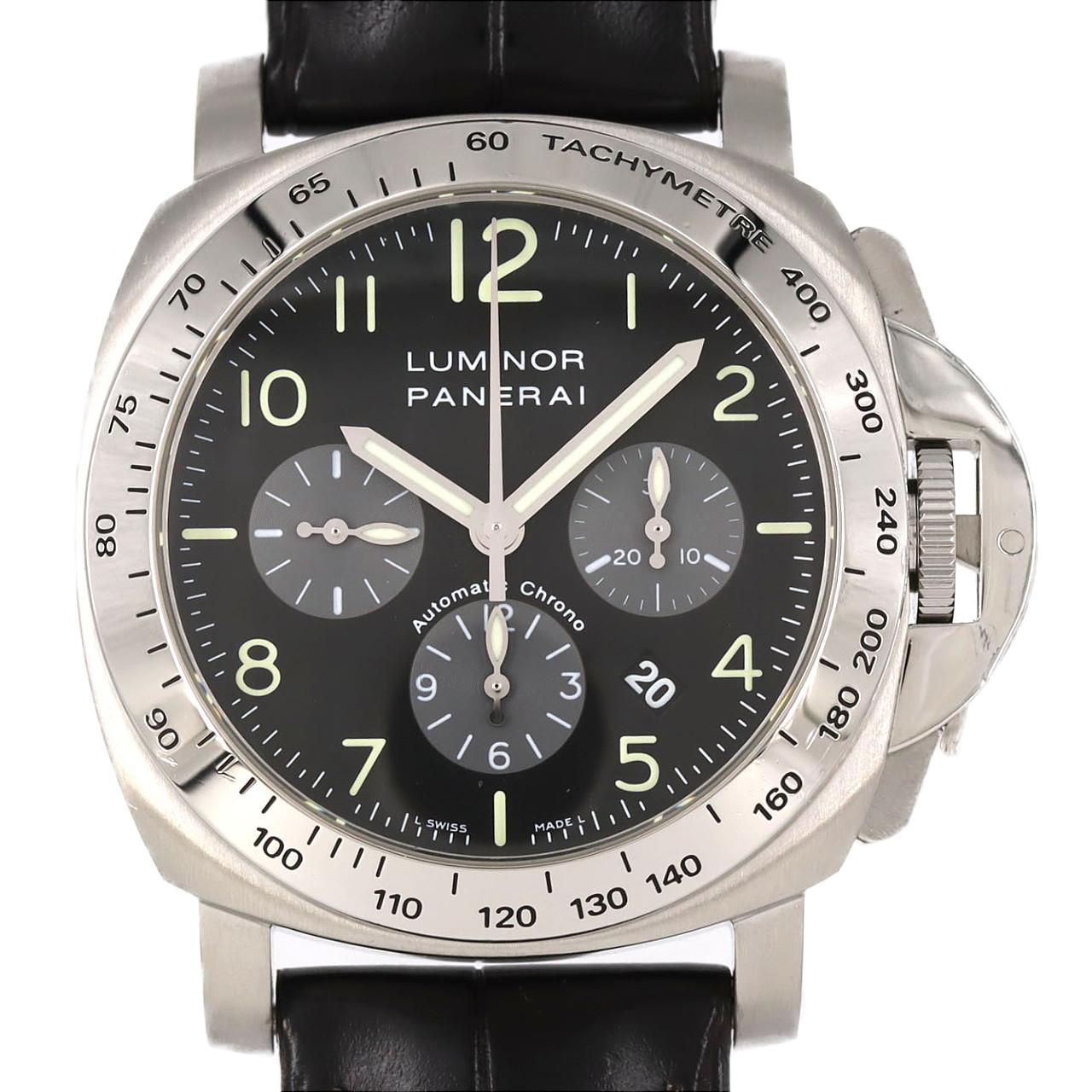 【ノーメンテナンス還元価格】パネライ ルミノールクロノグラフ PAM00162 SS 自動巻