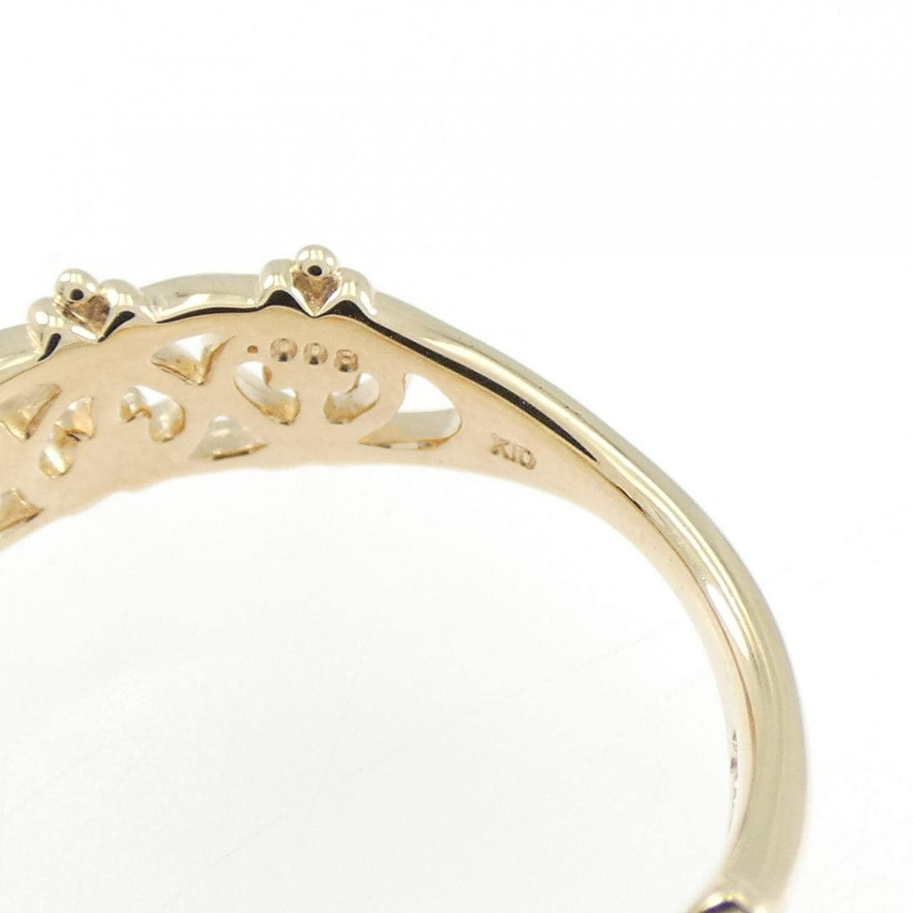 アガット ダイヤモンド リング 0.008CT