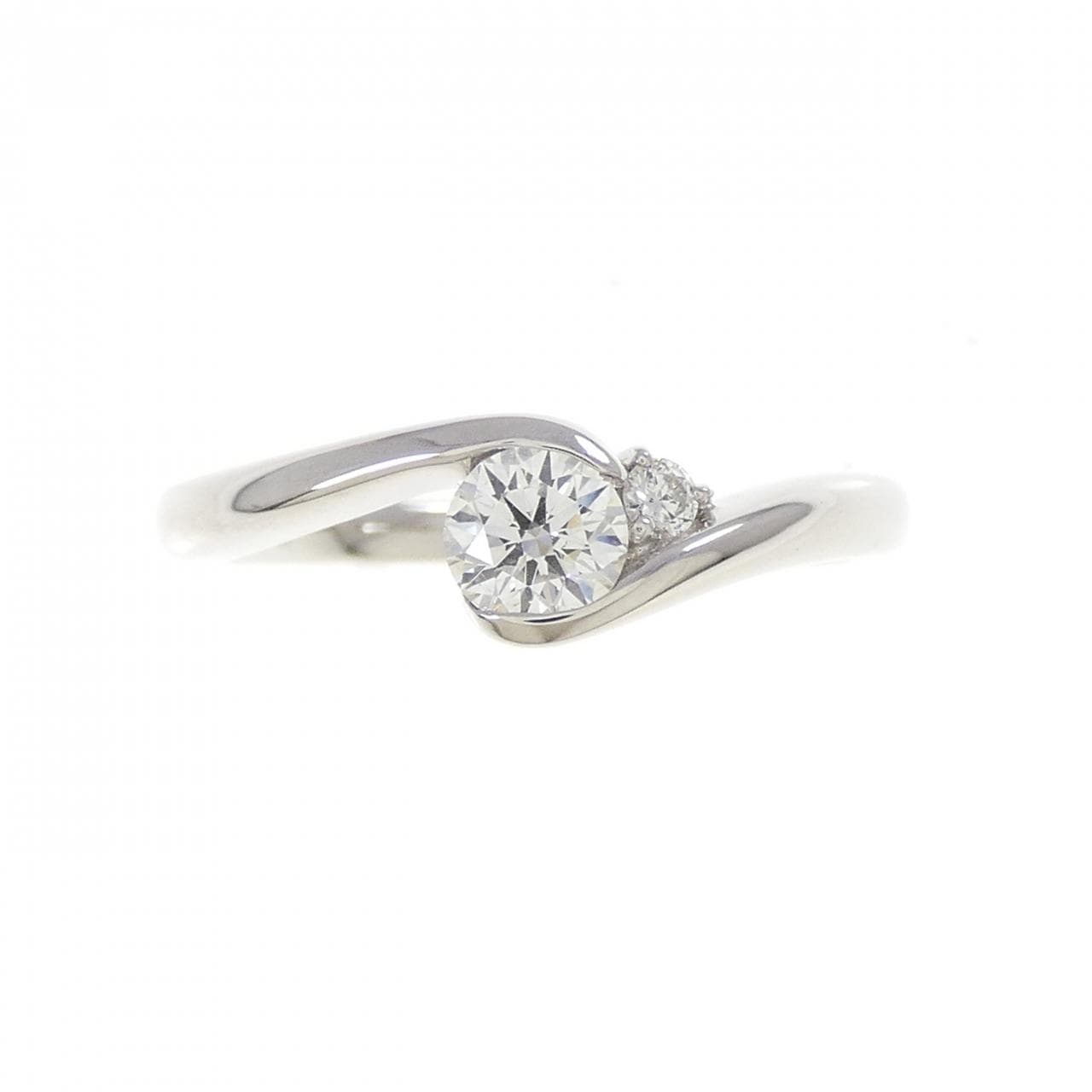 PT950 ダイヤモンド リング 0.320CT