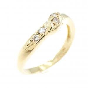 K18YG ダイヤモンド リング 0.07CT