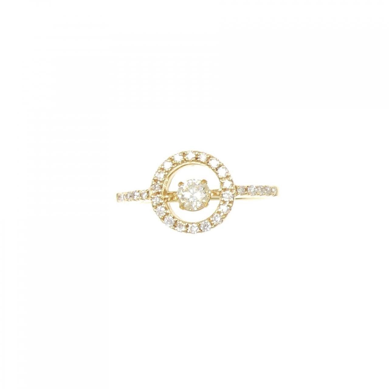 K18YG ダイヤモンド リング 0.18CT