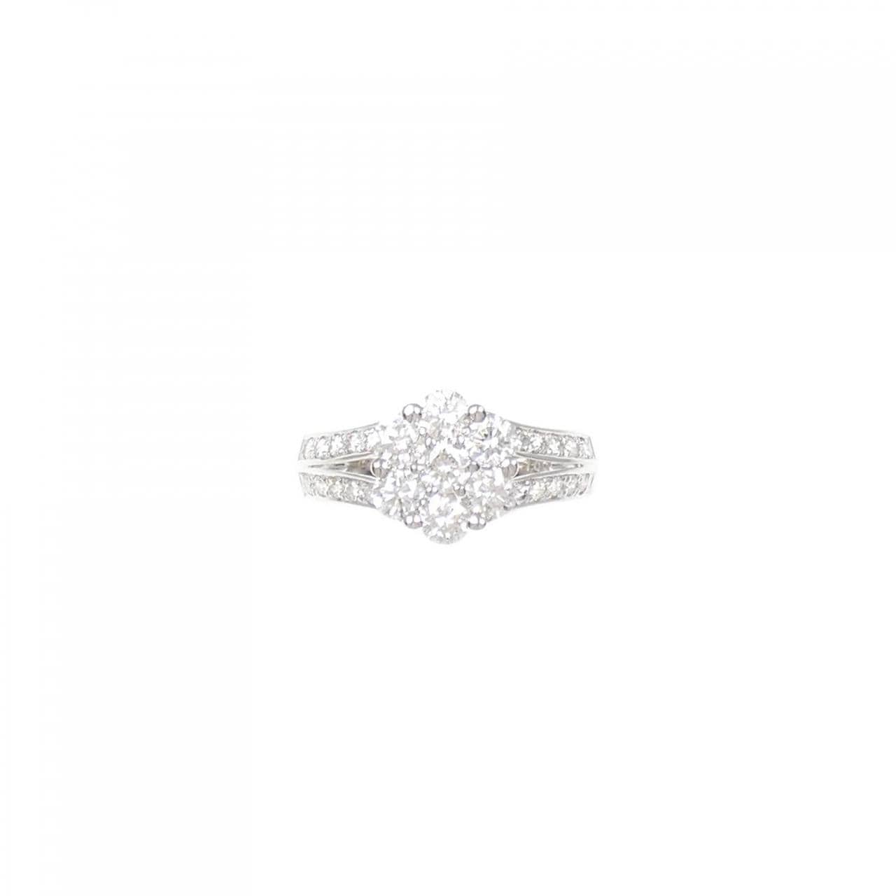 PT フラワー ダイヤモンド リング 1.00CT