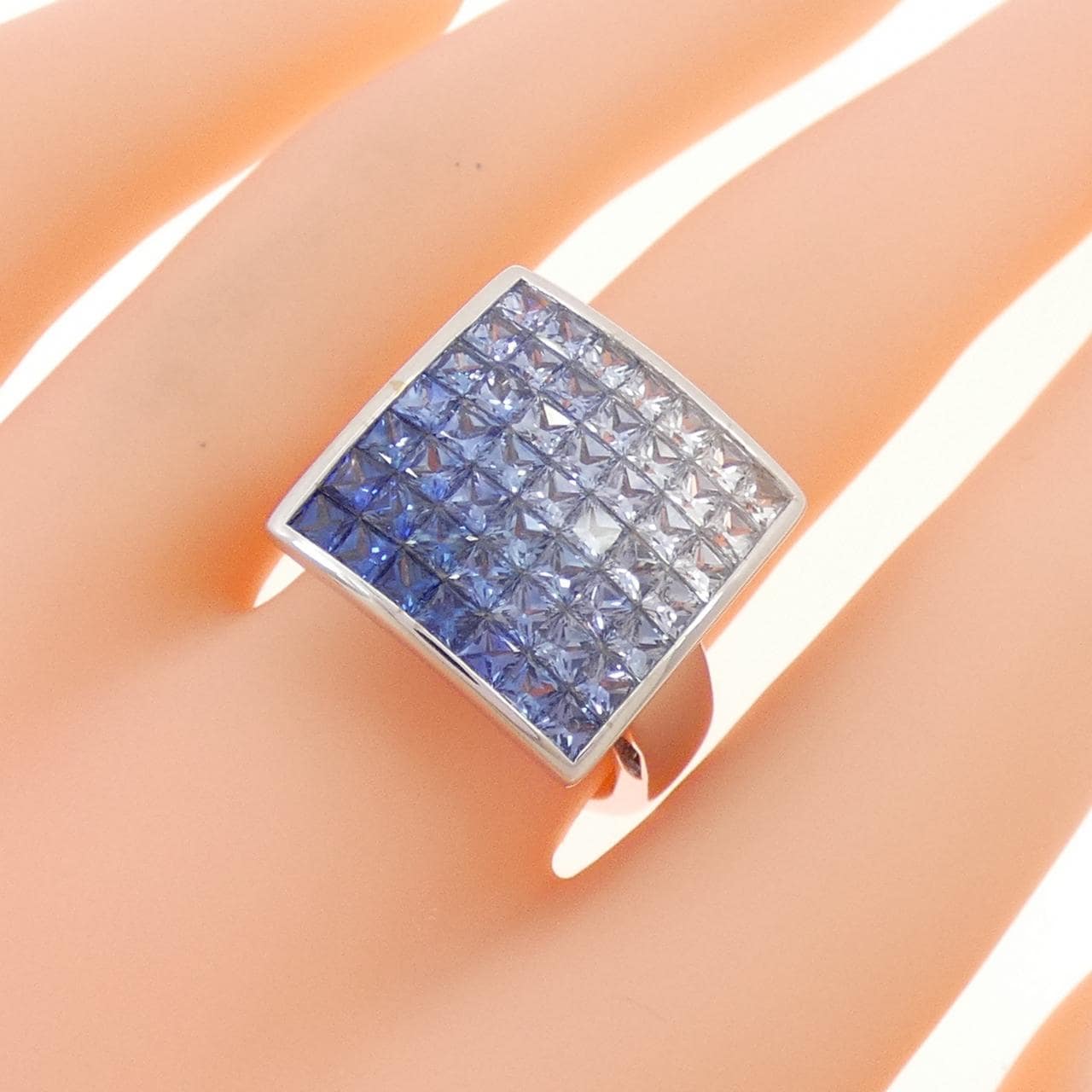 ジュネ サファイヤ リング 4.36CT