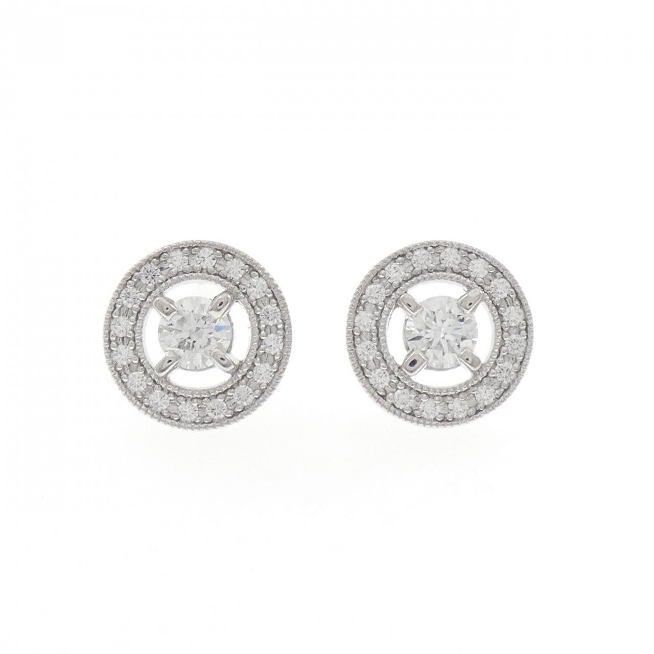 PT900 Diamond Earrings 0.634CT