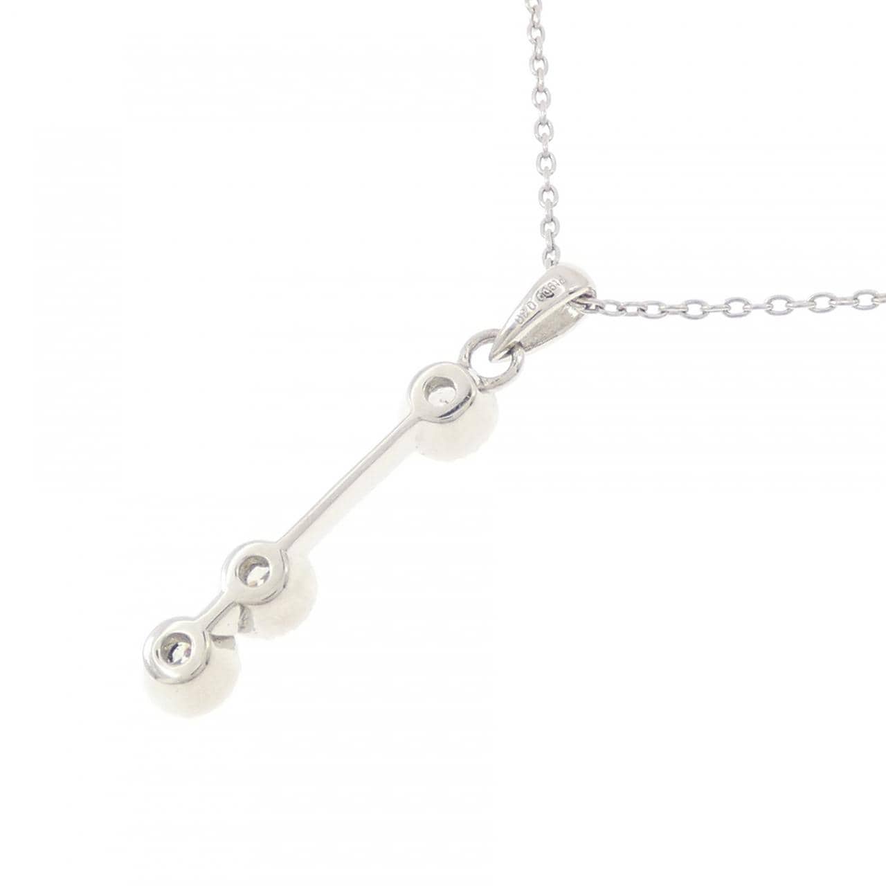 PT900/PT850 ダイヤモンド ネックレス 0.30CT