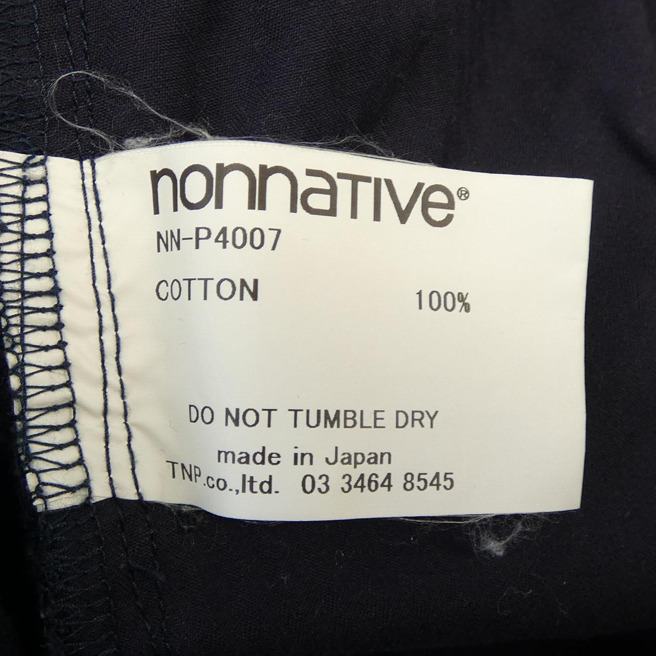 ノンネイティブ NONNATIVE パンツ