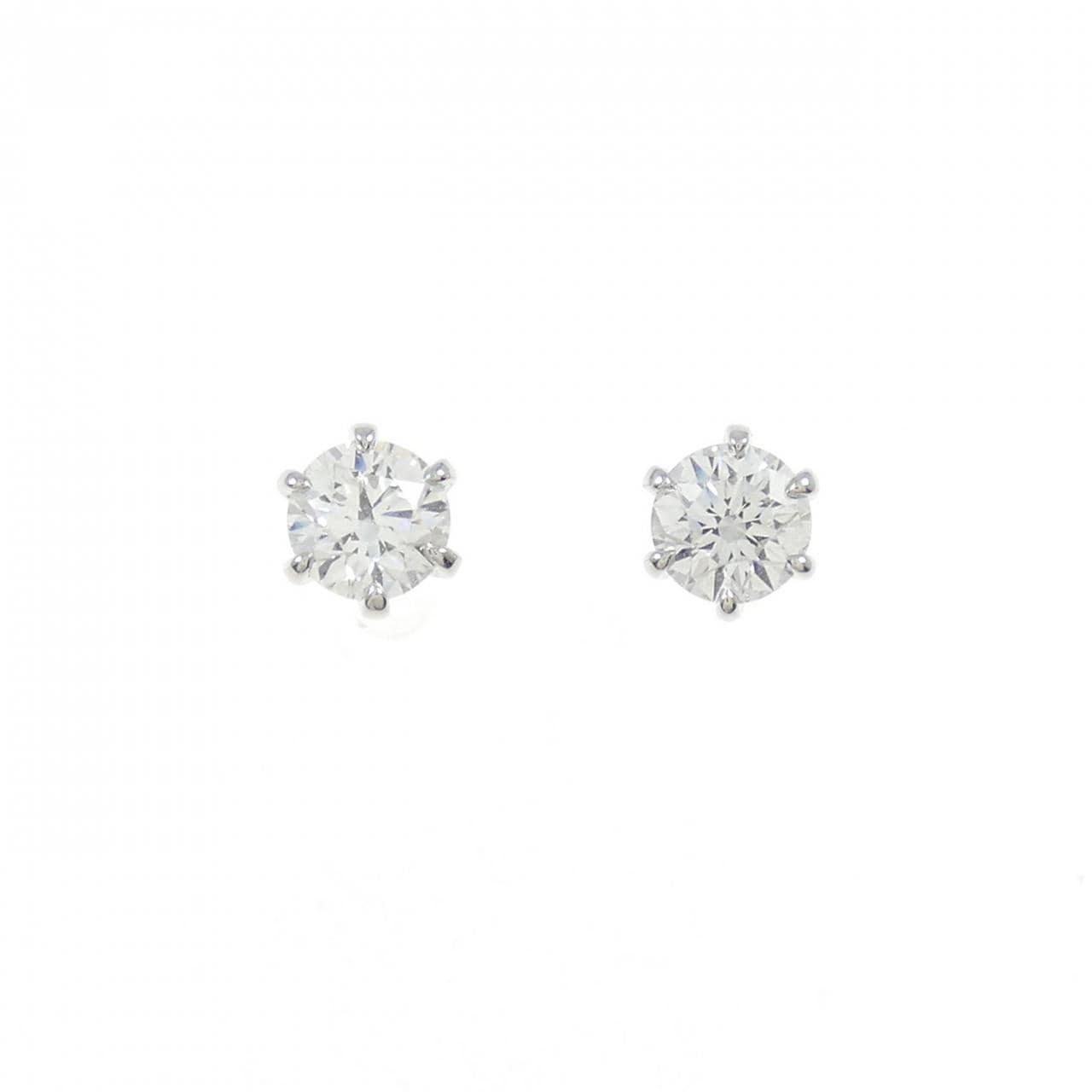 [再加工款] PT/ST钻石耳环 0.250CT 0.256CT EF SI1 EXT