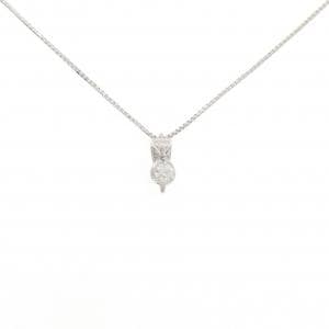 K18WG ダイヤモンド ネックレス 0.15CT