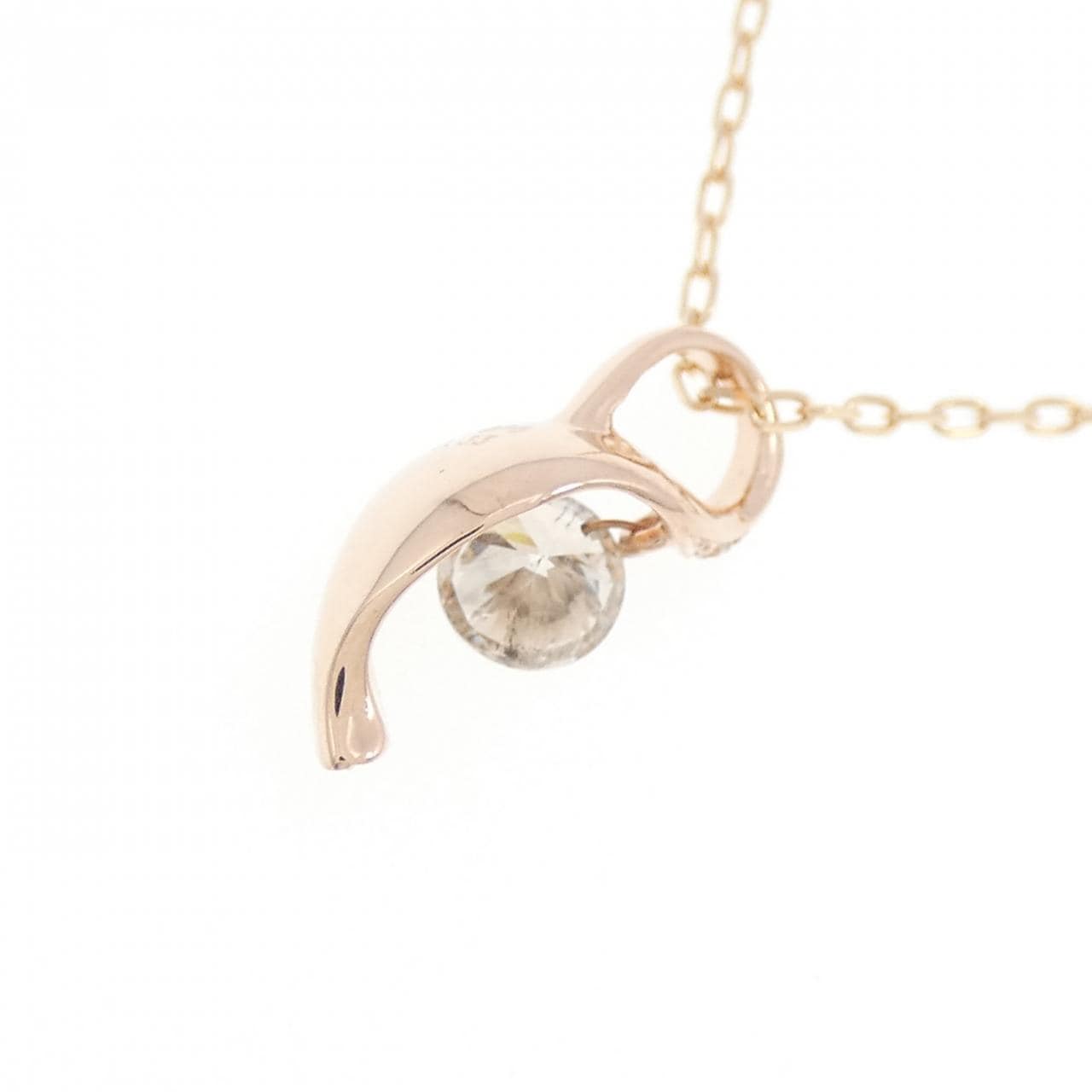 K18PG ダイヤモンド ネックレス 0.33CT