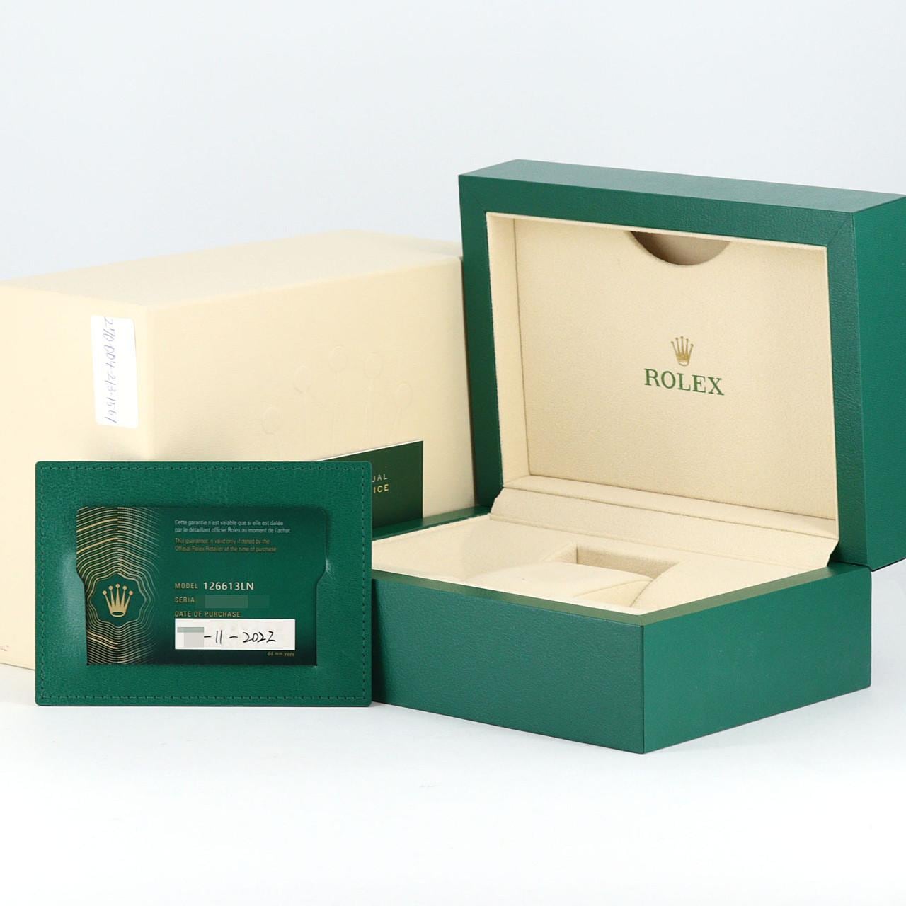 ロレックス サブマリーナーデイト 126613LN SSxYG 自動巻 ランダム番