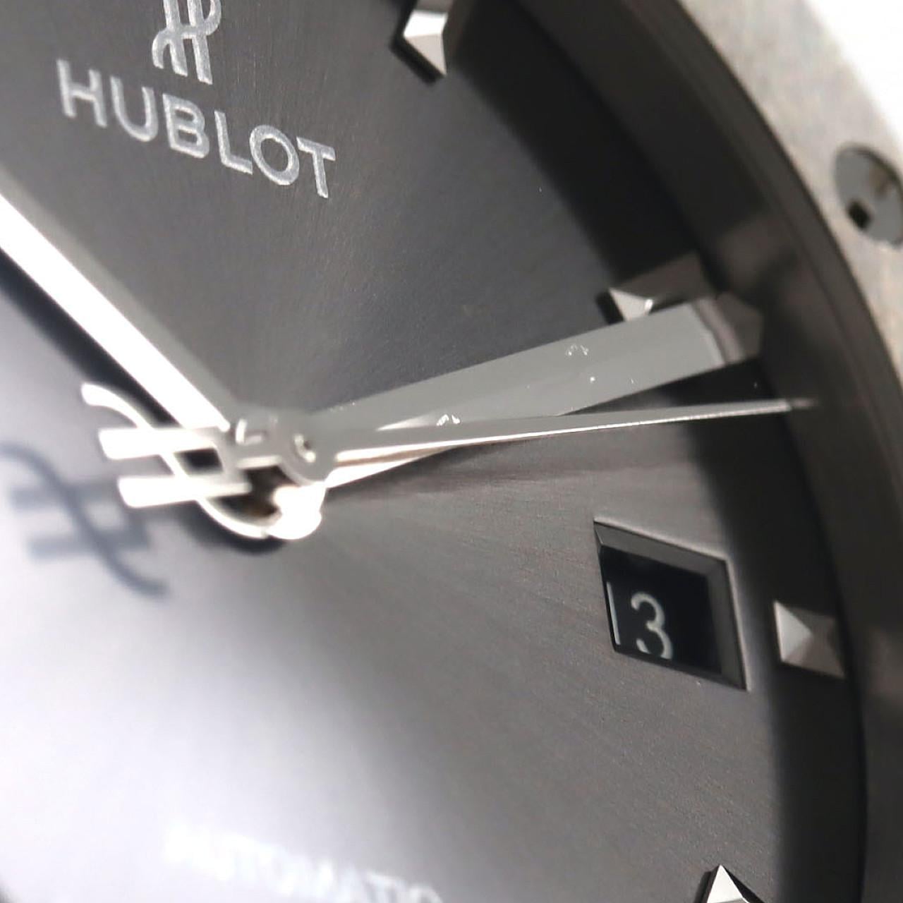 ウブロ クラシックフュージョンチタニウムレーシンググレー 542.NX.7071.LR TI 自動巻