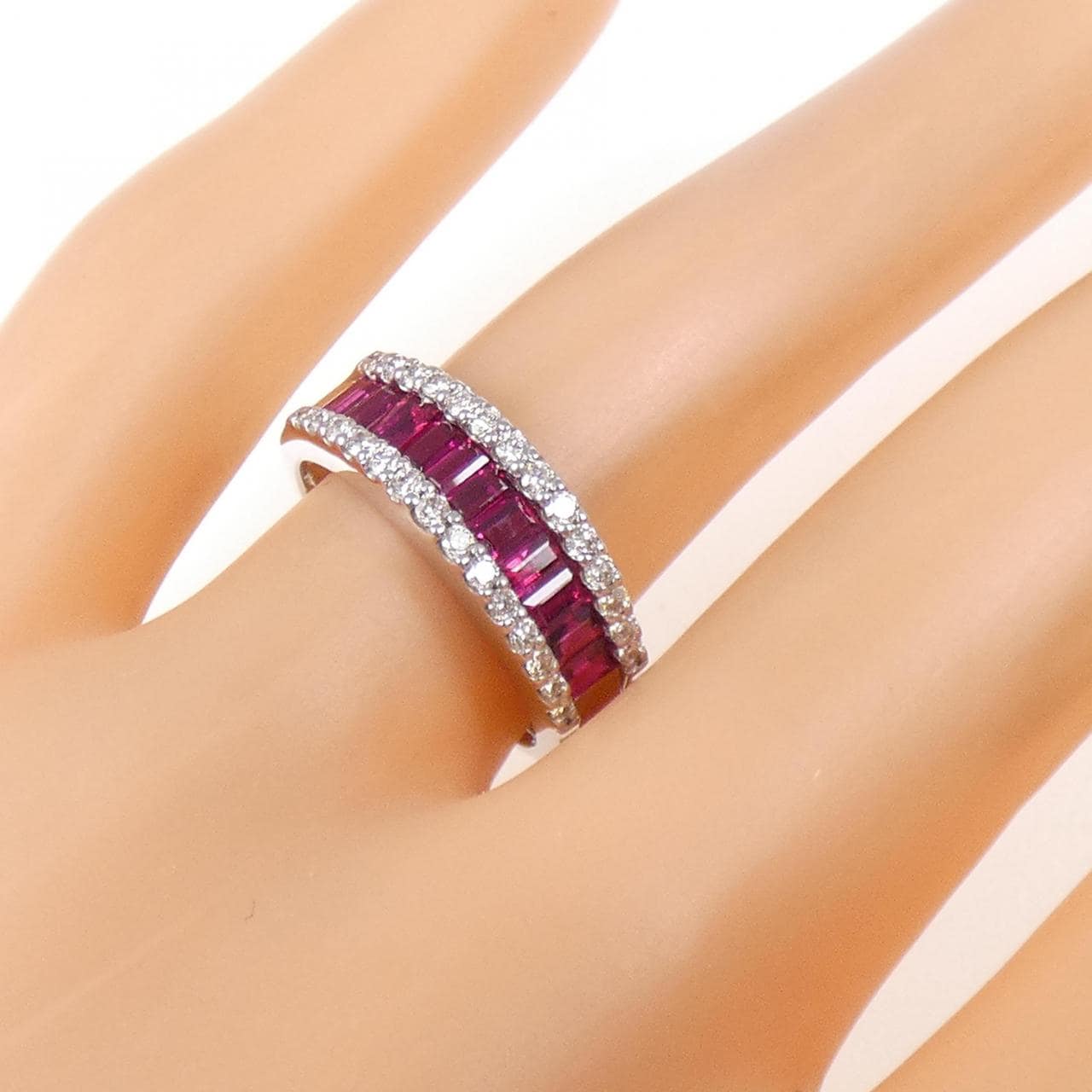 PT950 ルビー リング 0.92CT