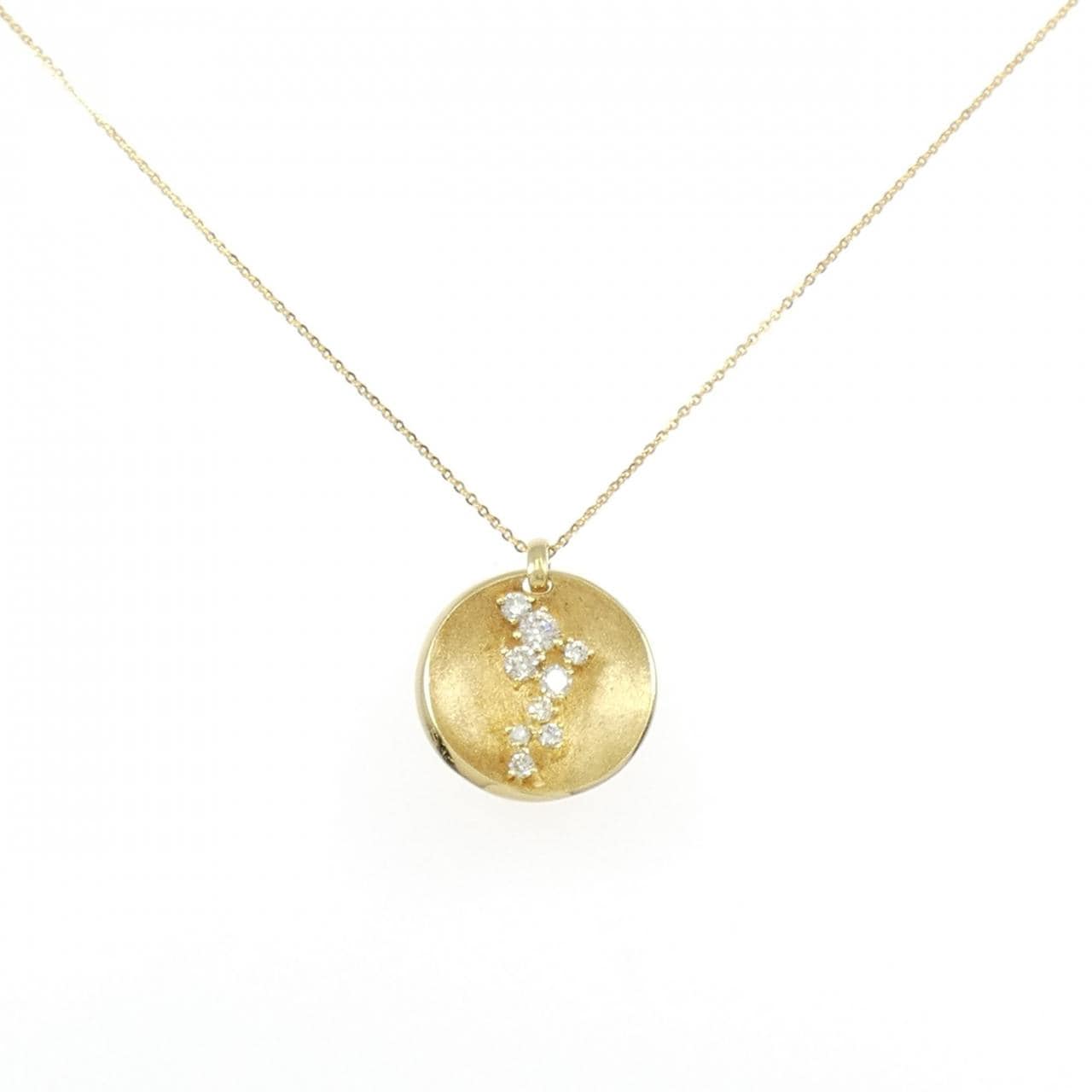 K18YG ダイヤモンド ネックレス 0.38CT