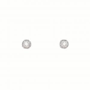 K18WG ダイヤモンド ピアス 0.22CT