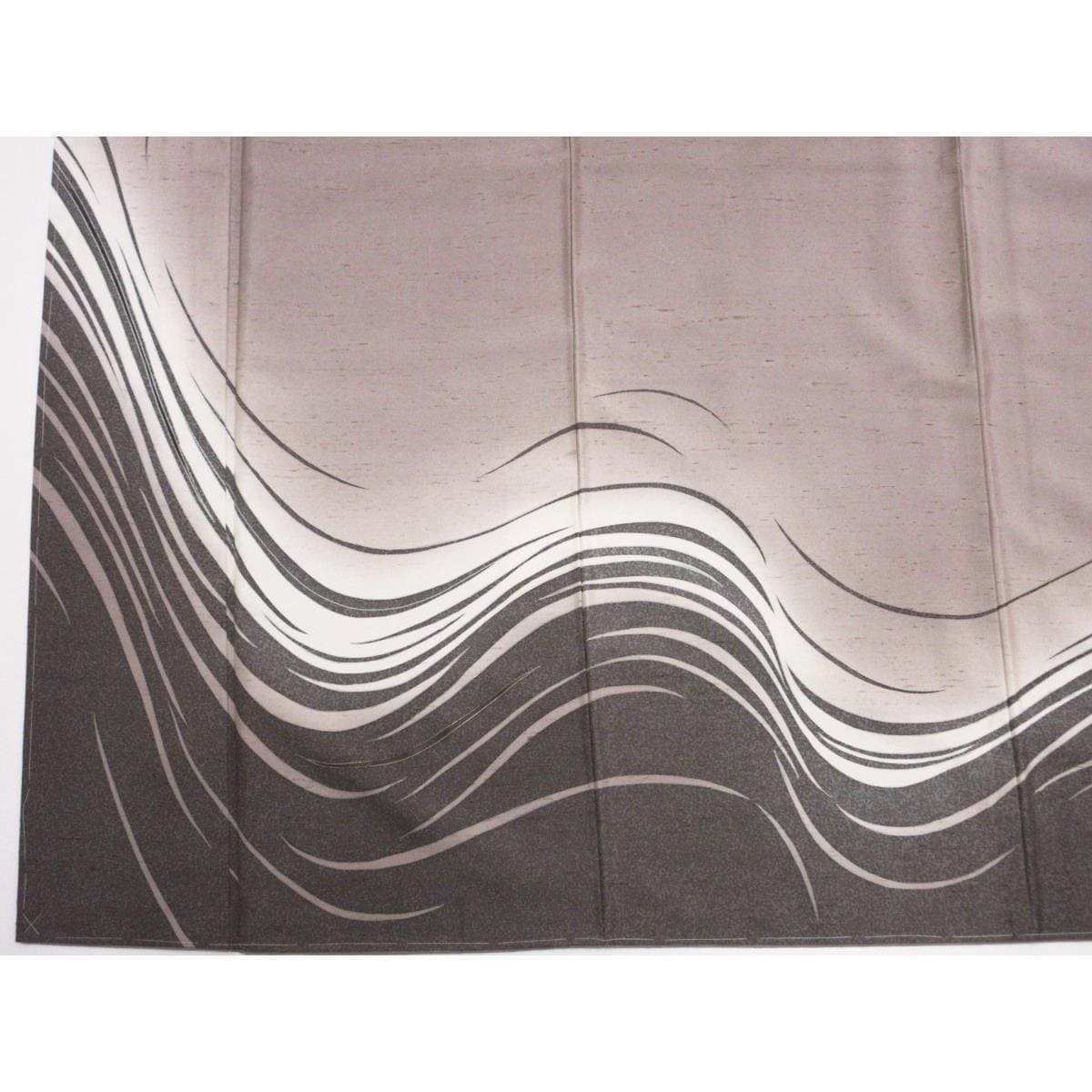 訪問着　牛首紬　身幅Ｌ寸