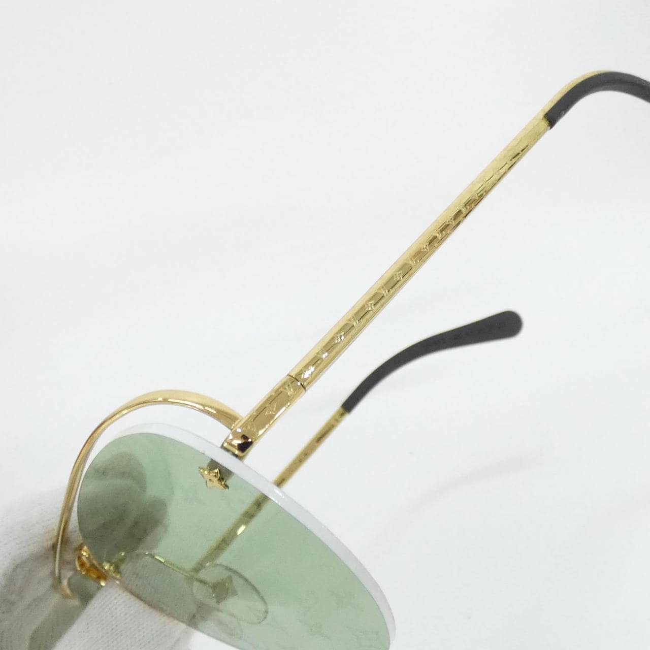 ルイヴィトン モノグラム レンズ ティアドロップ Z1179E サングラス