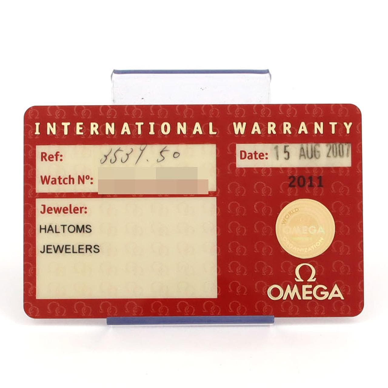 オメガ スピードマスター 3539.50 SS 自動巻