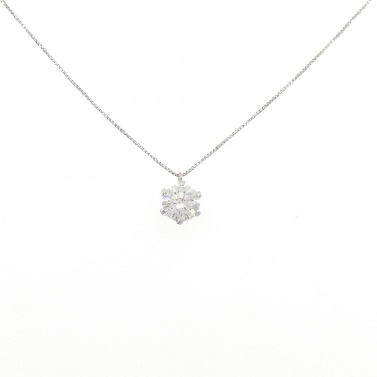 PT900/PT850 ダイヤモンド ネックレス 1.026CT G SI1 EXT