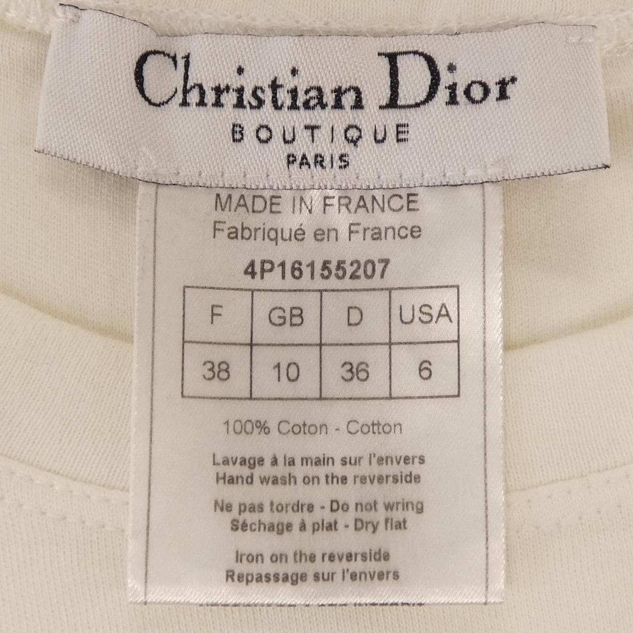【ヴィンテージ】クリスチャンディオール CHRISTIAN DIOR 4P16155208 Tシャツ