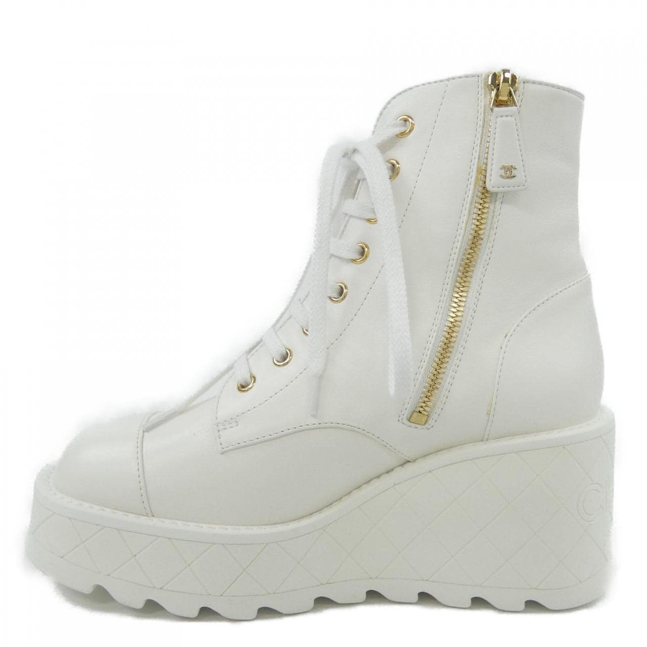 シャネル CHANEL コンバットブーツ COMBAT BOOTS G45388X01000 ブーツ