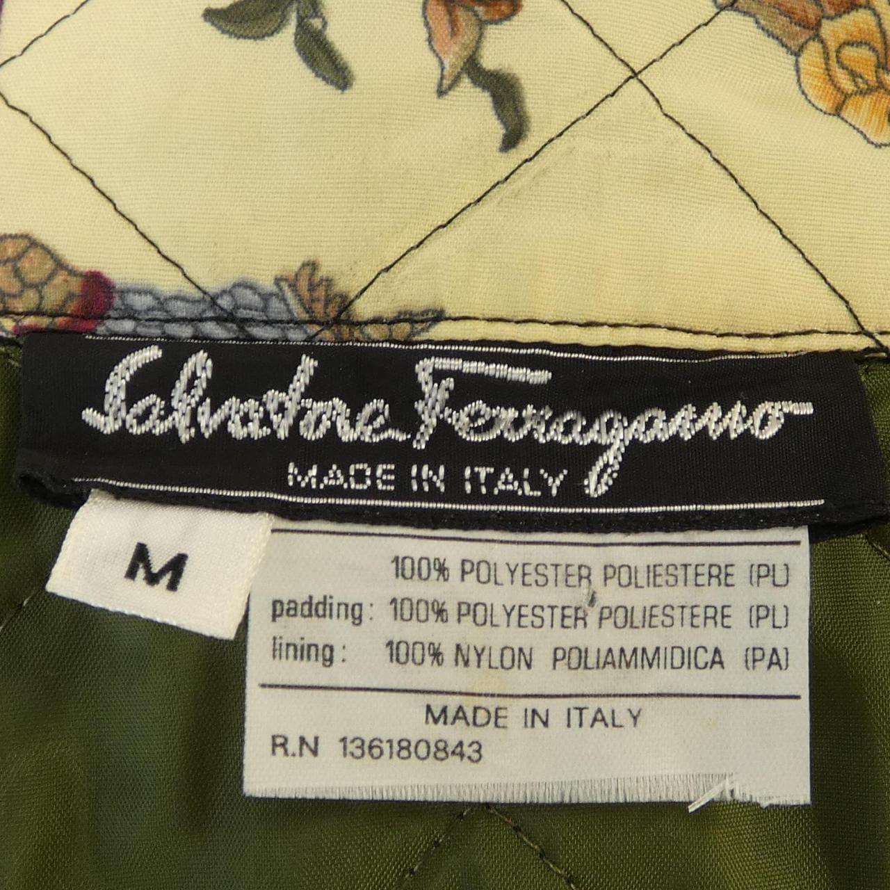 【ヴィンテージ】サルヴァトーレフェラガモ SALVATORE FERRAGAMO 136180843 コート