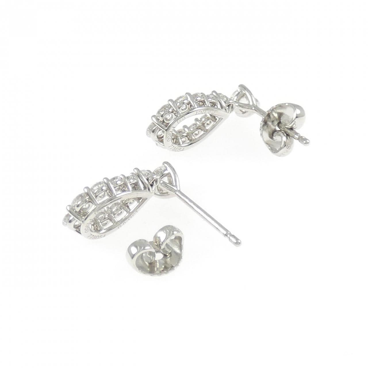 ハリーウィンストン ループ スモール ピアス 0.34CT