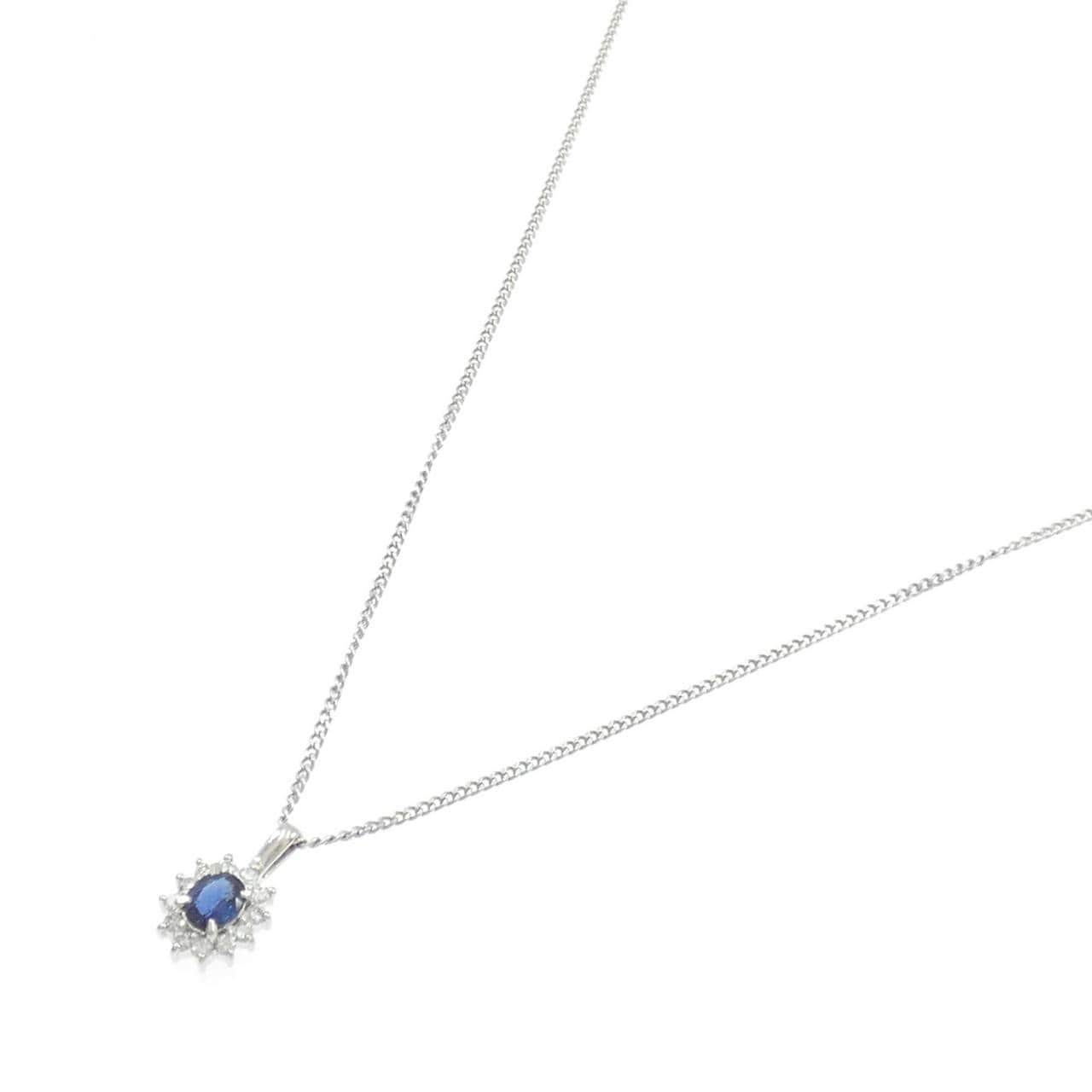 PT900/PT850 サファイヤ ネックレス 0.36CT