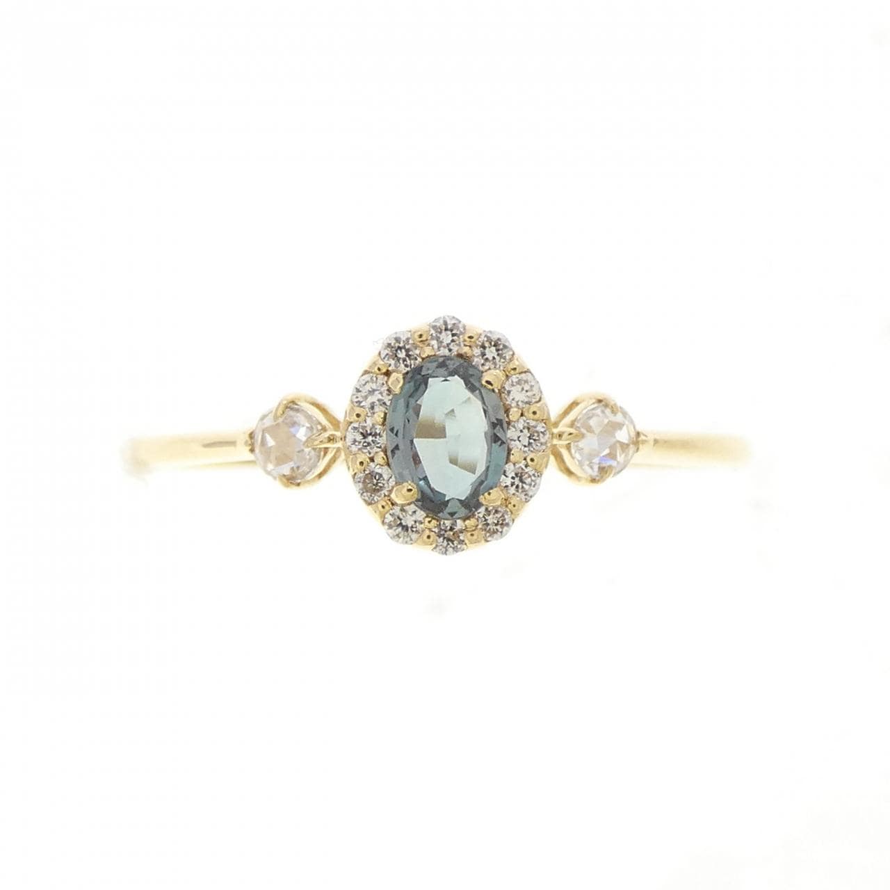 K18YG アレキサンドライト リング 0.15CT