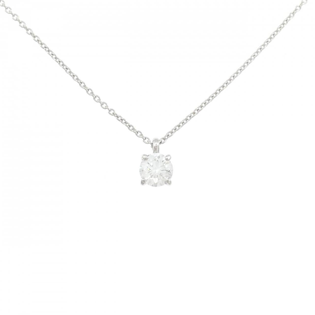 PT900/PT850 ダイヤモンド ネックレス 0.337CT E VS1 EXT H&C