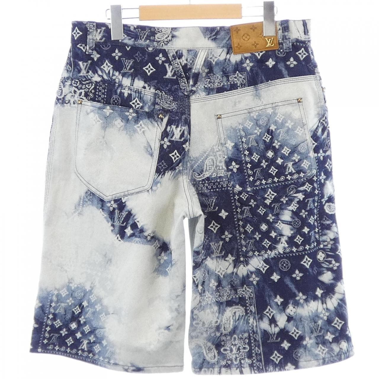 ルイヴィトン LOUIS VUITTON モノグラムバンダナデニムショーツ HND17XNW2 ショートパンツ