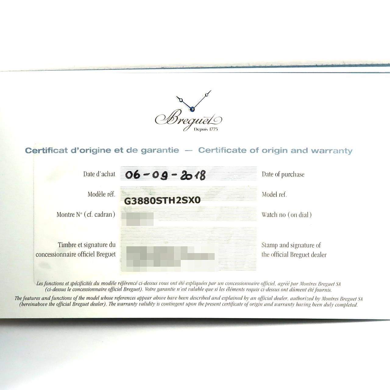 Breguet Type XXII 3880ST/H2/SX0 Automatic