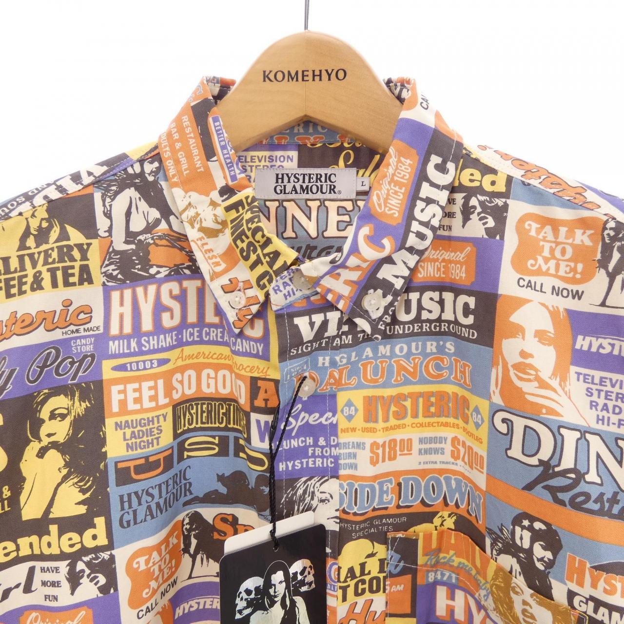 ヒステリックグラマー HYSTERIC GLAMOUR S／Sシャツ