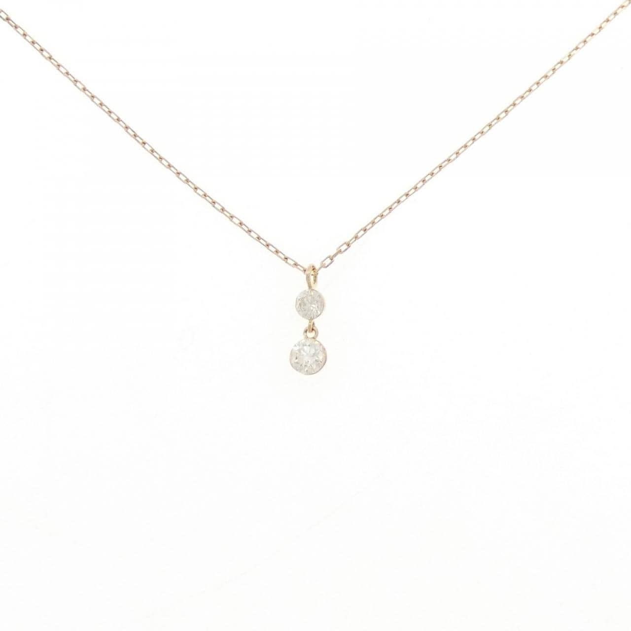 Agete鑽石項鍊 0.15CT