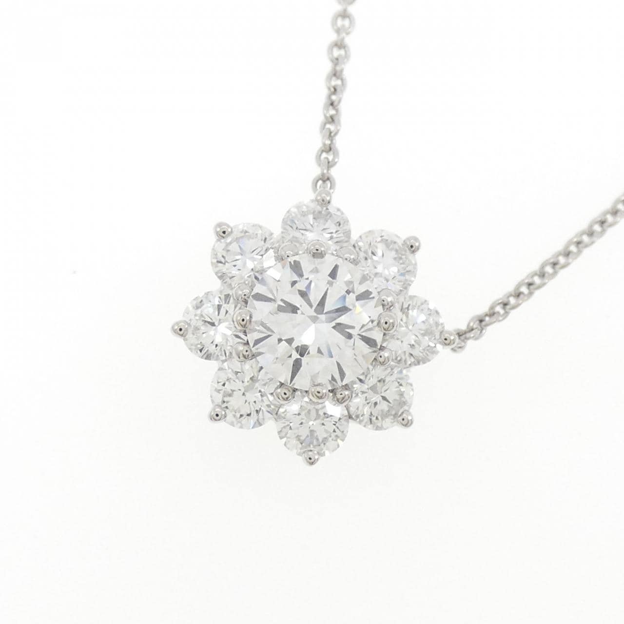 ハリーウィンストン サンフラワー スモール ネックレス 0.70CT